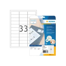Etiket HERMA 8837 63.5x25.4mm mat wit 825stuks