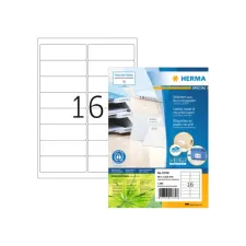 Etiket HERMA recycling 10730 99.1x33.8mm 1280stuks wit