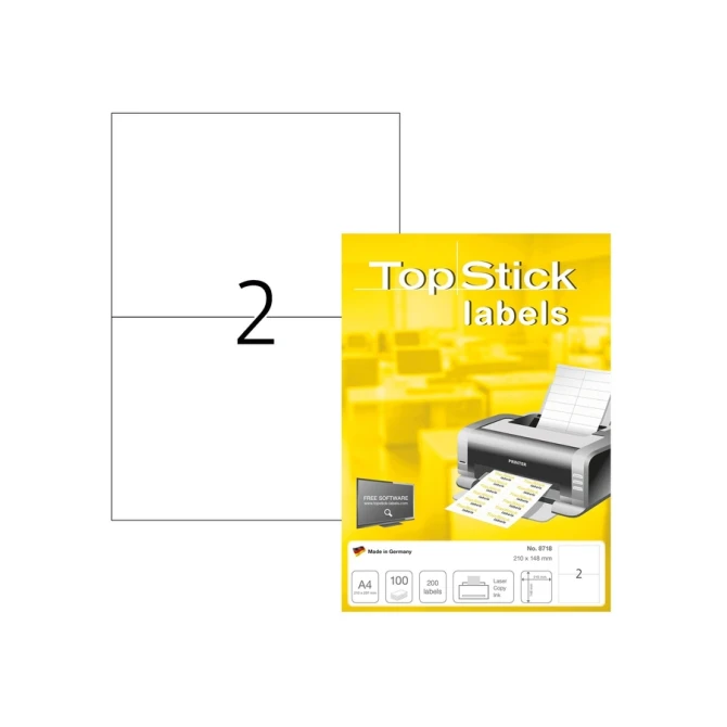 Etiket Office 210x148mm 200 stuks