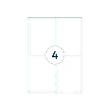 Etiket Qbasic A4 1.000 vel 105x148mm 4000 labels