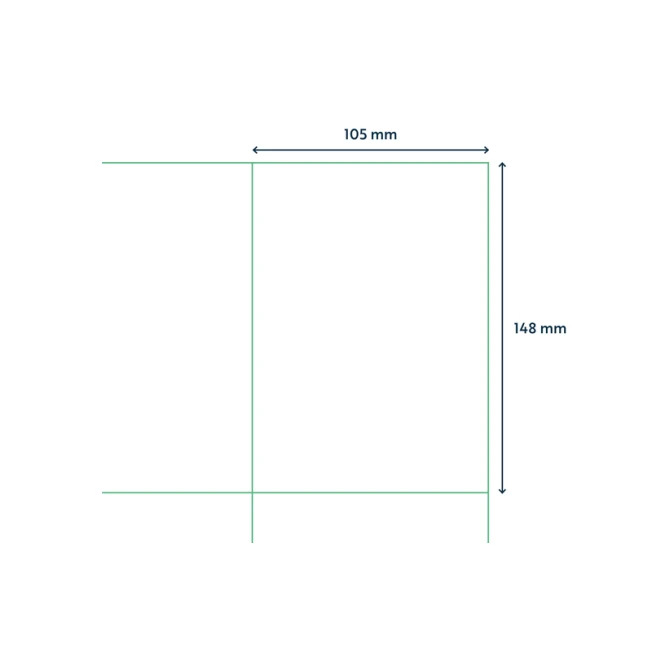 Etiket Qbasic A4 1.000 vel 105x148mm 4000 labels