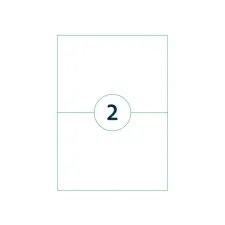 Etiket Qbasic A4 1.000 vel 210x148mm 2000 labels