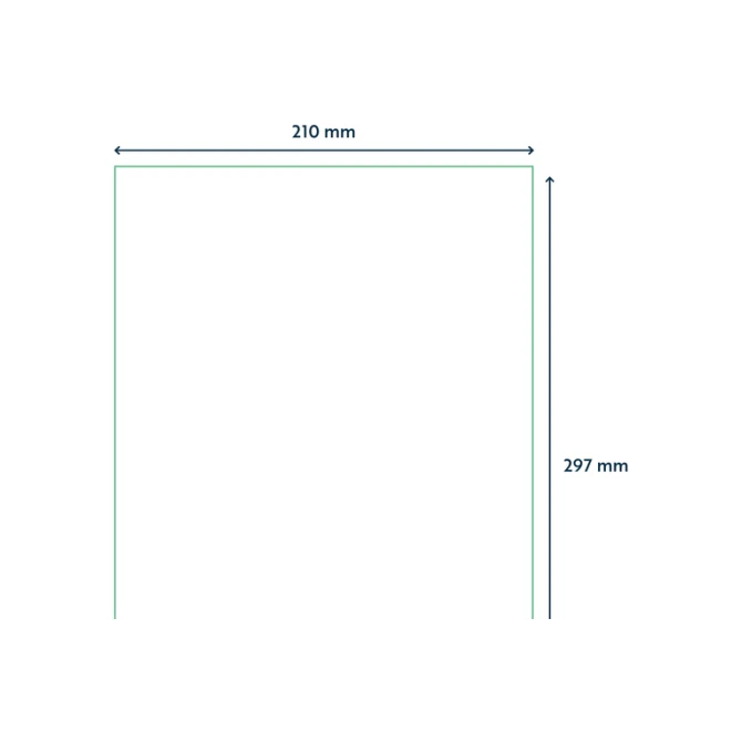 Etiket Qbasic A4 1.000 vel 210x297mm 1000 labels