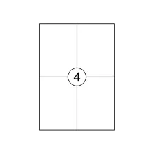 Etiket Quantore 105X148mm 60 stuks Etiket Quantore 105X148mm 60 stuks