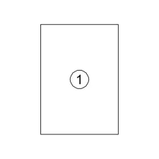Etiket Quantore 210x297mm 100 stuks Etiket Quantore 210x297mm 100 stuks