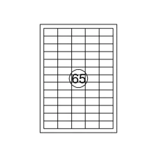 Etiket Quantore 38X21.2mm 975 stuks Etiket Quantore 38X21.2mm 975 stuks