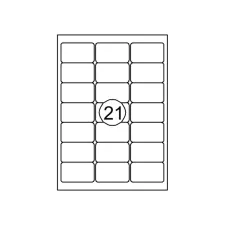 Etiket Quantore 63.5x38.1mm 2100 stuks
