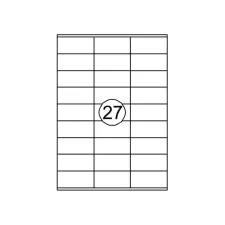 Etiket Quantore 70x32mm 2700stuks