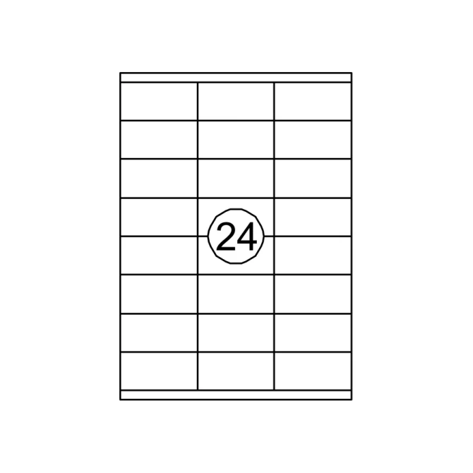 Etiket Quantore 70x35mm 2400stuks
