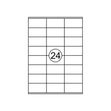 Etiket Quantore 70x36mm 2400 stuks