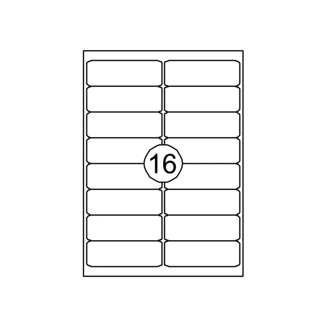 Etiket Quantore 99.1x33.9mm 1600 stuks