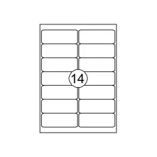 Etiket Quantore 99.1x38.1mm 1400 stuks