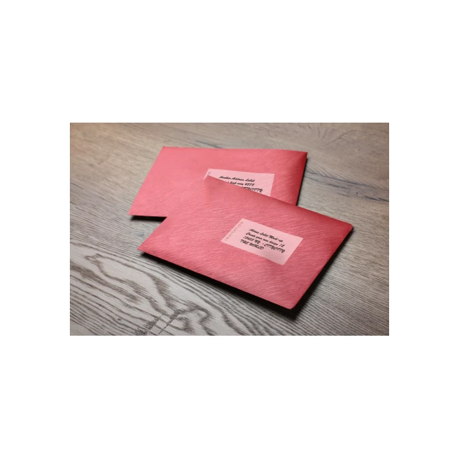 Etiket Rillprint 105x57mm mat transparant 250 etiketten