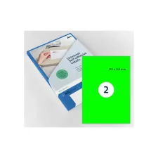 Etiket Rillprint 210x148mm fluorgroen 200 etiketten Etiket Rillprint 210x148mm fluorgroen 200 etiketten