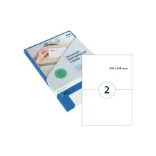 Etiket Rillprint 210x148mm mat transparant 50 etiketten Etiket Rillprint 210x148mm mat transparant 50 etiketten