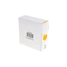Etiket Rillprint 25mm 500st op rol fluor oranje