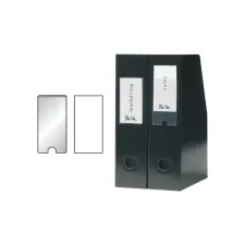 Etikethouder Djois 35x75mm zelfklevend transparant 12 stuks