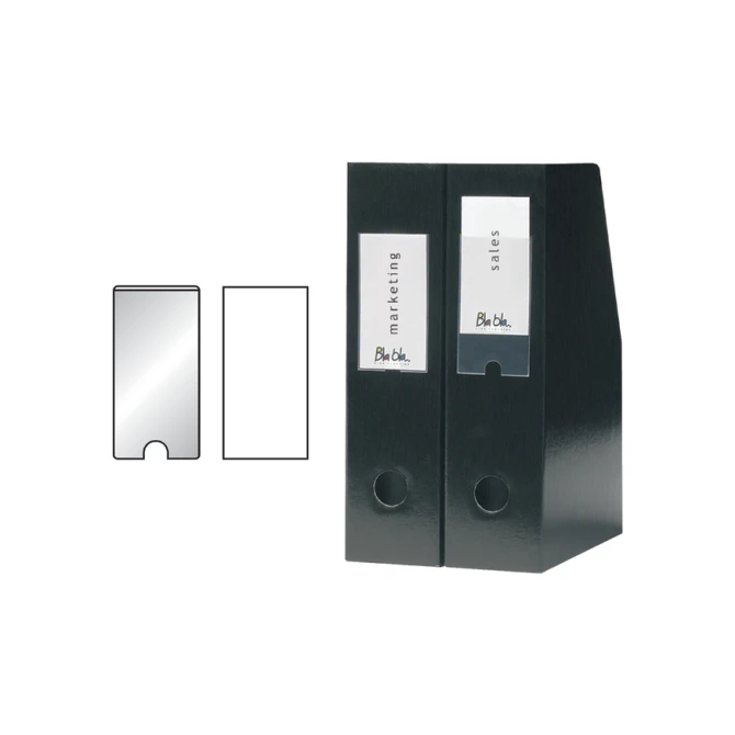 Etikethouder Djois  55x150mm zelfklevend transparant 6 stuks