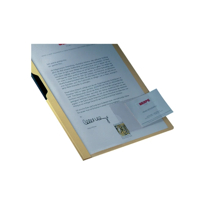 Etikethouder Durable pocketfix 57x90mm zelfklevend 10 stuks