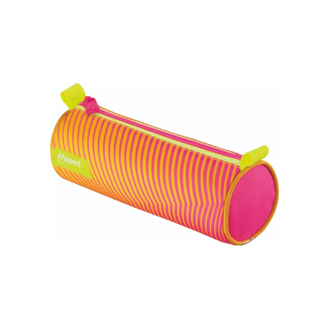Etui Maped Neon rond oranje-roze