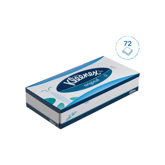 Facial tissues Kleenex 3-laags 72 vel wit 8824