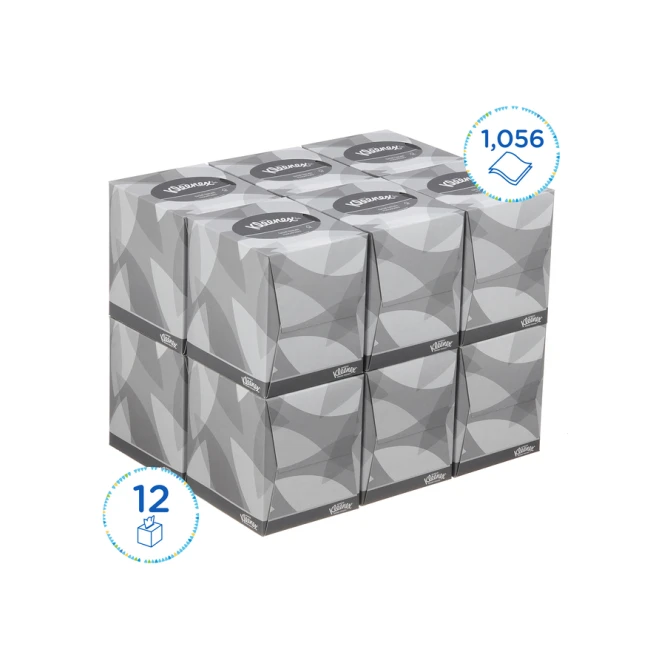 Facial tissues Kleenex kubus 2-laags 88 vel wit 8834