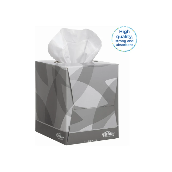 Facial tissues Kleenex kubus 2-laags 88 vel wit 8834
