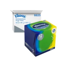 Facial tissues Kleenex kubus 3-laags 56 vel wit 8825 Facial tissues Kleenex kubus 3-laags 56 vel wit 8825