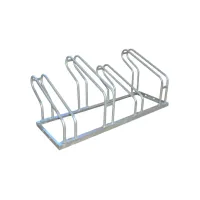 Fietsenrek BRASQ  4 fietsen BS400 zilver