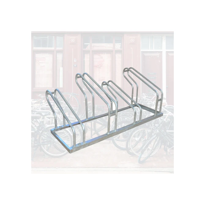 Fietsenrek BRASQ  4 fietsen BS400 zilver