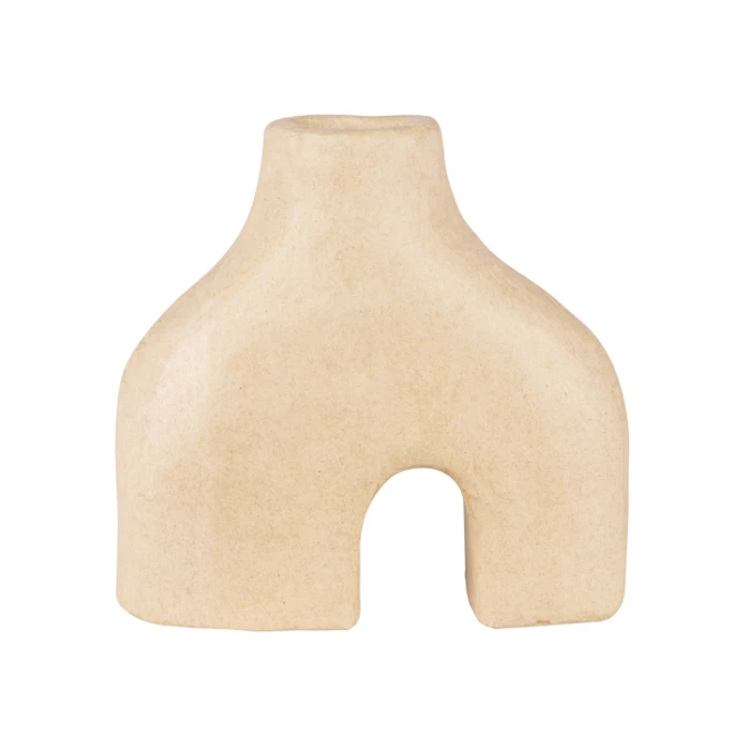 Figuur Décopatch vaas dubbele voet 19x7x18cm