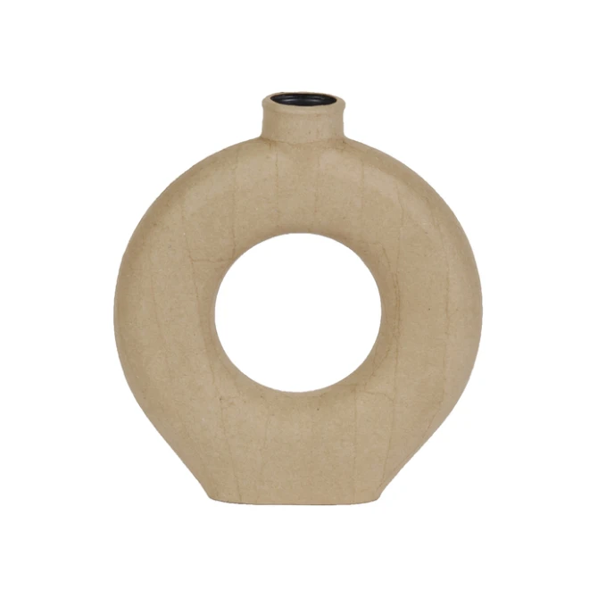 Figuur Décopatch vaas ring 21x21x23cm