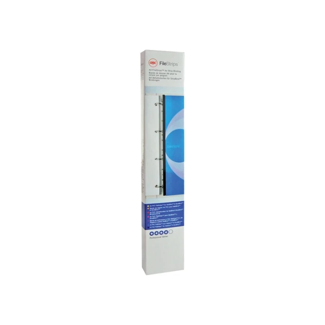 Filestrip GBC 21-gaats A4 transparant 100stuks