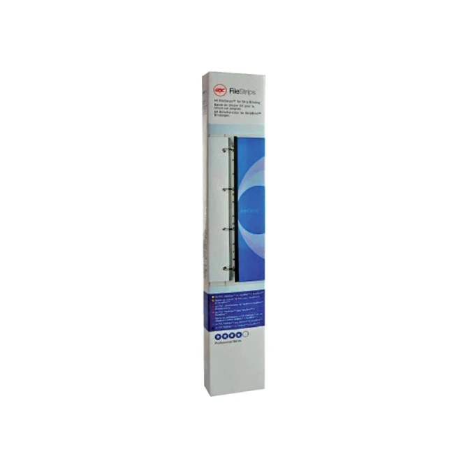 Filestrip GBC 34-gaats A4 transparant 100stuks