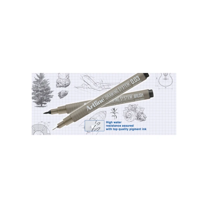 Fineliner Artline technisch 0.03mm zwart