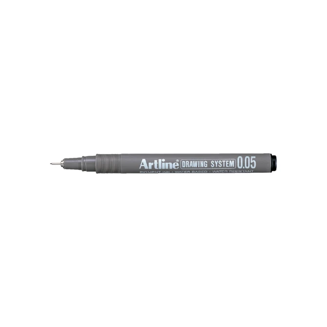 Fineliner Artline technisch 0.05mm zwart