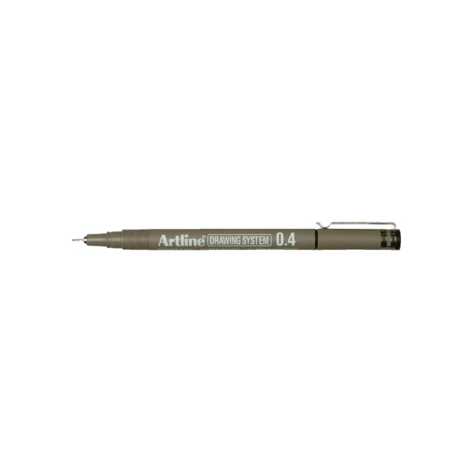 Fineliner Artline technisch 0.4mm zwart