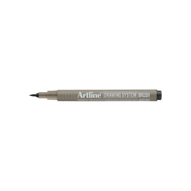 Fineliner Artline technisch brush zwart