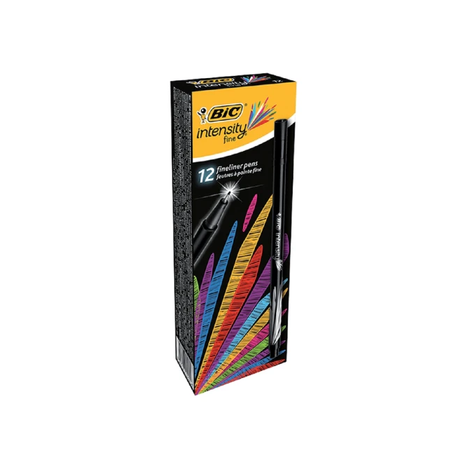 Fineliner Bic Intensity fijn zwart