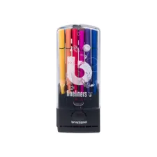 Fineliner Bruynzeel Teens etui à 12 kleuren Fineliner Bruynzeel Teens etui à 12 kleuren