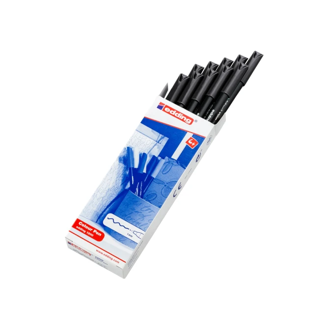 Fineliner edding 1200 001 fijn zwart