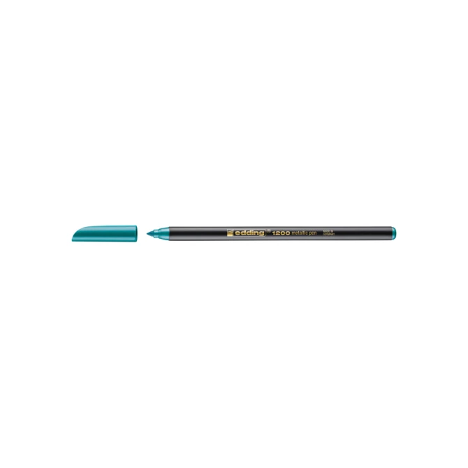 Fineliner edding 1200 074  fijn metallic groen