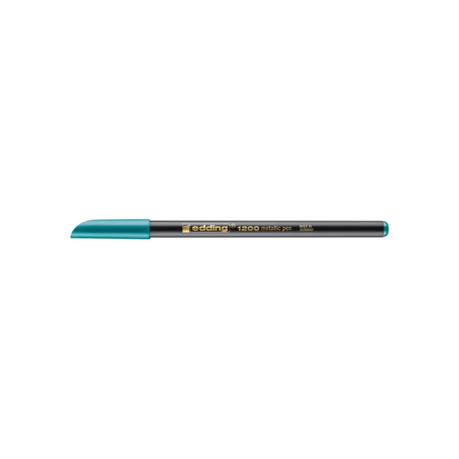 Fineliner edding 1200 074  fijn metallic groen