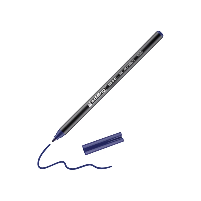 Fineliner edding 1300 medium blauw