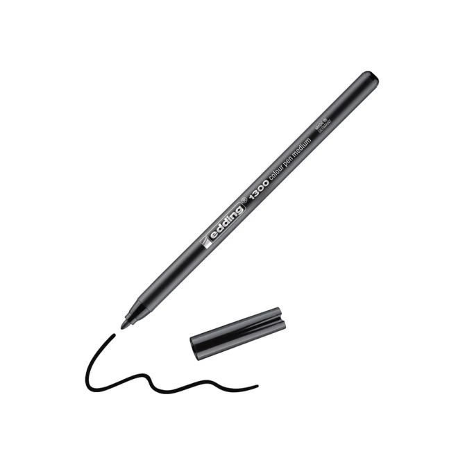 Fineliner edding 1300 medium zwart