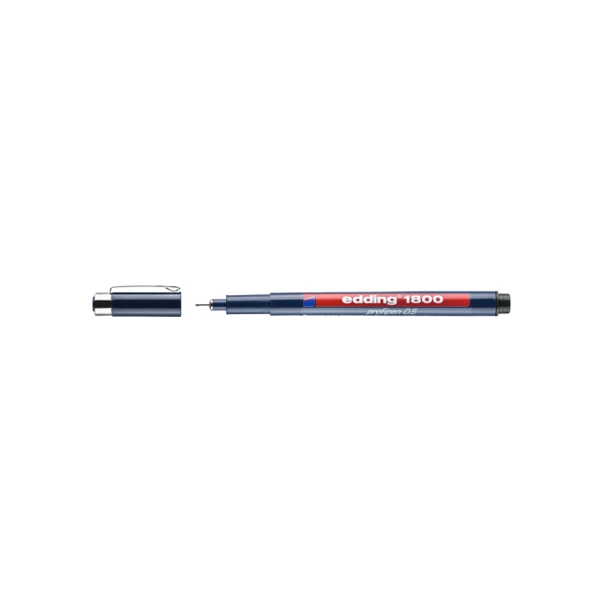 Fineliner edding 1800 0.5mm zwart