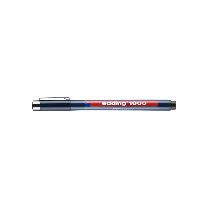 Fineliner edding 1800 0.7mm zwart