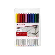 Fineliner Edding 89/10 fijn assorti blister à 10 stuks Fineliner Edding 89/10 fijn assorti blister à 10 stuks