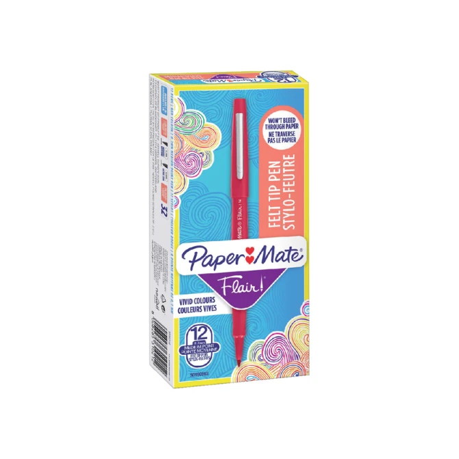Fineliner Paper Mate Flair Original medium rood
