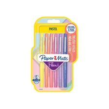 Fineliner Paper Mate Flair Pastel blister à 6 kleuren